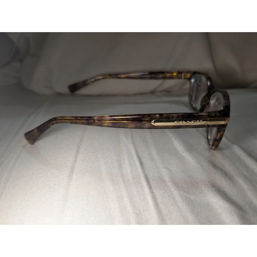 Coach Eyeglasses HC 6065 5287 Confetti Light Brown FRAMES ONLY 49-17-135